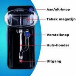 Smoking Snake - Elektrische Sigarettenmaker - Sigaretten Schieter - Sigaretten Vuller - Sigaretten Maker - Elektrische Hulzen Vuller - Sigaretten Roller - Sigarettenmachine - Sigaretten Hulzen Vuller - Tabak Schieter - Sigaretten Klikker