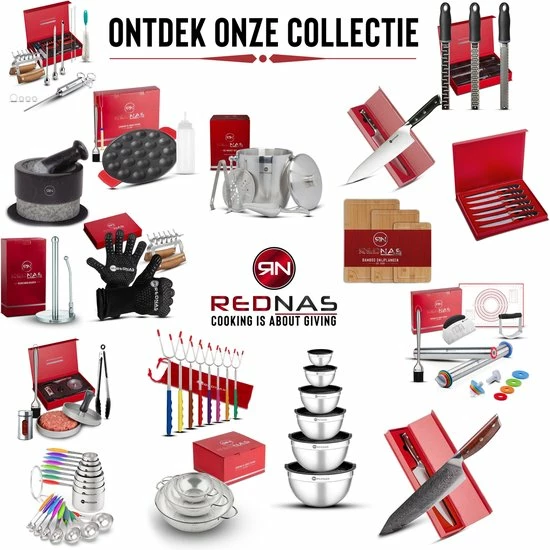 Rednas Steakmessen - Incl. Giftbox - Sinterklaas Cadeautjes - 6 Stuks - Luxe Geschenkset - RVS - Afbeelding 8
