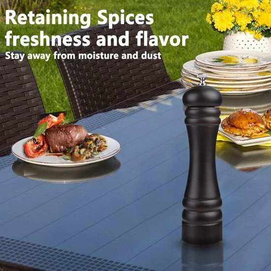 Shasim Zout En Pepermolen Set - BLACK FRIDAY- Zwart - Afbeelding 6