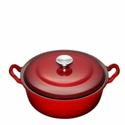 Le Creuset Faitout Braadpan - 4,9 L - Ø 28 Cm - Kersenrood
