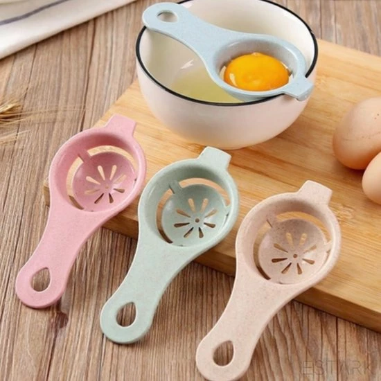 ESTARK® Eierscheider - Professionele Ei-scheider - Ei Scheiden - Eidooier Scheider - Eiwit - Ei Scheider - Eigeel - Eierscheider - Eischeider Met Slagkant - Blauw - Afbeelding 2