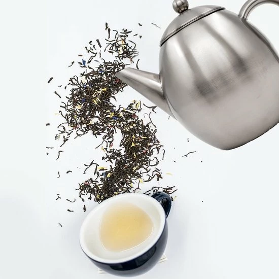 Vaja Trends Vaja Valerie - Theepot Met Filter - Dubbelwandig - RVS - 1.2L - Afbeelding 10