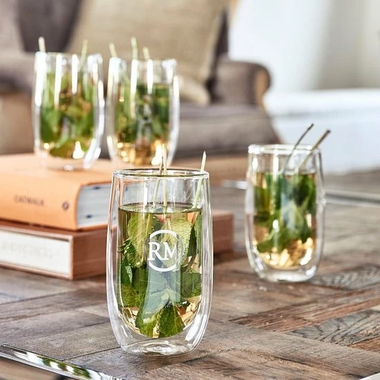 Riviera Maison Dubbelwandige Glazen - Love RM - Drinkglazen L - Transparant - 1 Stuks - Afbeelding 3