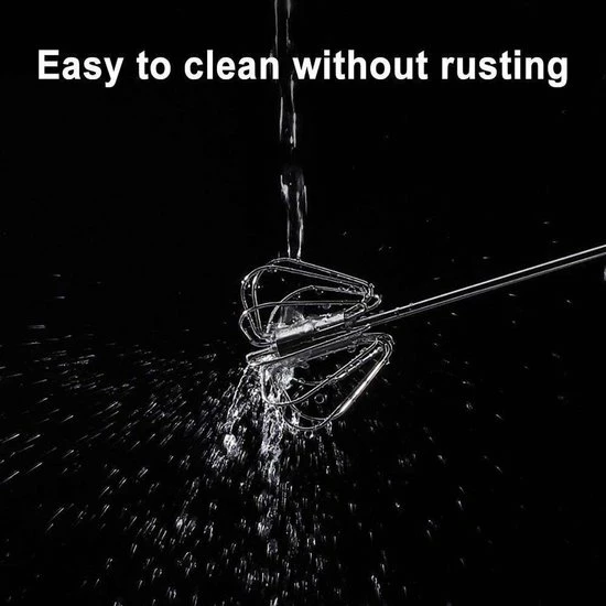 LOUZIR Semi Automatische Garde Van Roestvrij Staal - Beslag Klopper - Staafmixer - Mixer - Zilver - Afbeelding 17