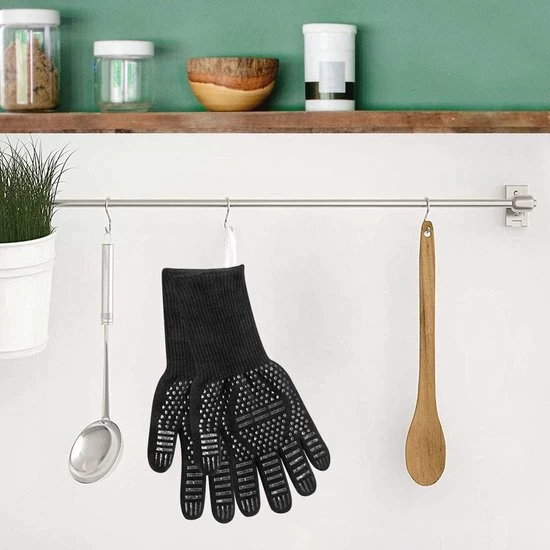 Auctic® - Ovenwanten - BBQ Accesoires - BBQ Handschoenen - Hittebestendige Ovenwanten - Afbeelding 3