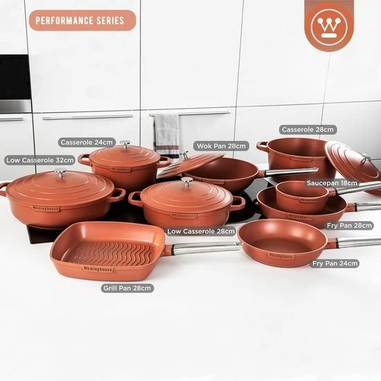 Westinghouse Performance Series - Koekenpan Inductie 28cm - Oven Geschikt - Rood - Afbeelding 6