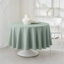 Today Rond Tafelkleed - Tafellaken - Ø180cm - Polyester - Céladon - Jade