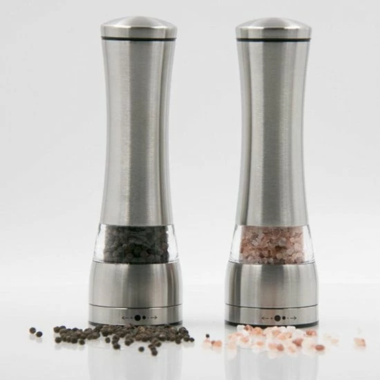 Timmers Trading Luxe Peper En Zoutmolen Set – Handmatig - Afbeelding 5