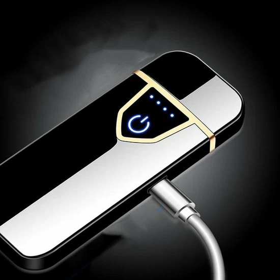 Merkloos Windproof Aansteker - Elektrische Aansteker - Oplaadbare Aansteker - Inclusief Oplaadkabel - Afbeelding 2