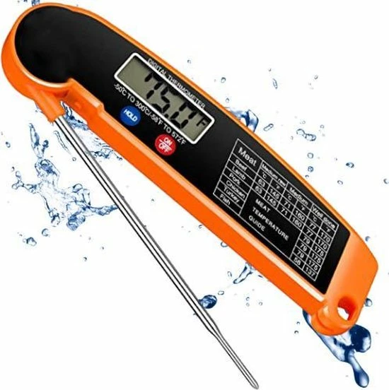 Promida Digitale Vleesthermometer Waterdicht - BBQ Thermometer - Kernthermometer - Suikerthermometer – Kookthermometer Voor Vloeistof