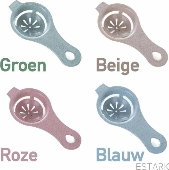 ESTARK® Eierscheider - Professionele Ei-scheider - Ei Scheiden - Eidooier Scheider - Eiwit - Ei Scheider - Eigeel - Eierscheider - Eischeider Met Slagkant - Blauw - Afbeelding 12