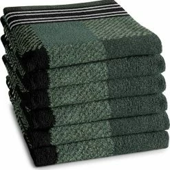 DDDDD Feller - Keukendoek - 50x55 Cm - Set Van 6 - Green