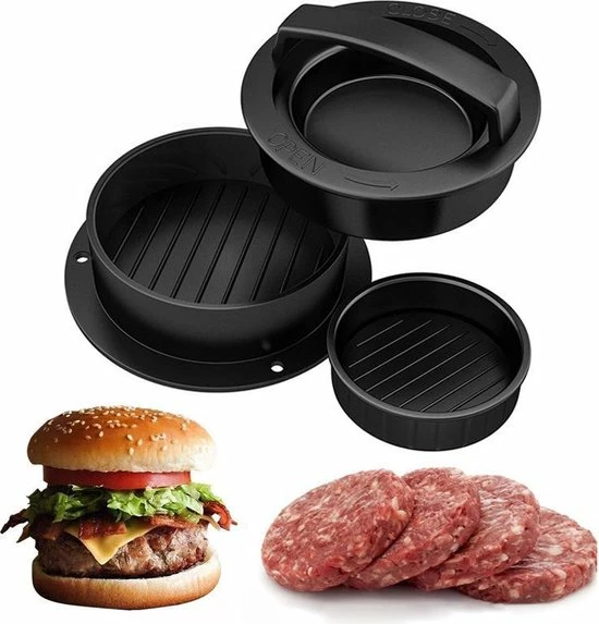Merkloos Hamburgerpers Voor De Perfecte Hamburger - Afbeelding 8