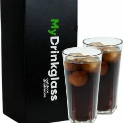 MyDrinkglass Plastic Longdrinkglazen Minneapolis | Plastic Longdrinkglazen | 2 Stuks | Plastic Glazen | Zero Waste | Herbruikbaar | Onbreekbaar Longdrinkglas | 340 Ml |