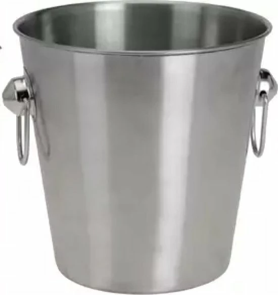 Excellent Houseware RVS Wijnkoeler - IJsemmer - Met Tafelhouder - Ø20,5 Cm - 3 Liter - Afbeelding 2