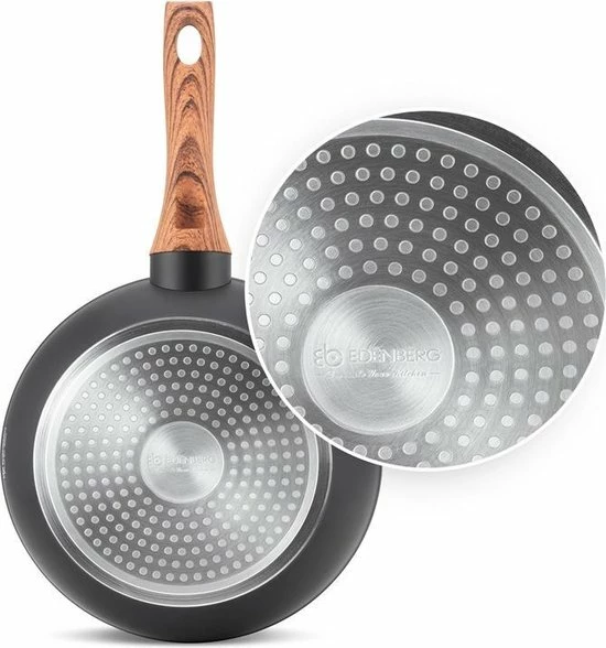 EDENBERG Edënbërg Black Line - 15-delige Luxe Pannenset Van Gesmeed Aluminium - Afbeelding 12