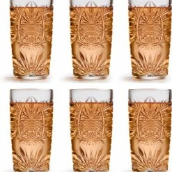 Libbey Longdrinkglas Atik - 360 Ml / 36 Cl - 6 Stuks - Vaatwasserbestendig - Vintage Design - Hoge Kwaliteit