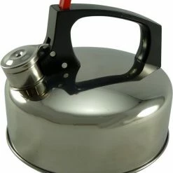 2shop Fluitketel RVS 2 Ltr Met Rode Knop. Alle Warmte Bronnen.