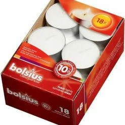 Bolsius Tealight Maxi 10 Hours 18 Pcs