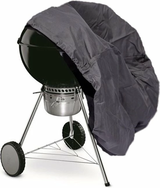 Merkloos Barbecue Hoes Rond - ø 57cm BBQ - Waterdicht - O.a. Weber / Cadac - Afbeelding 2