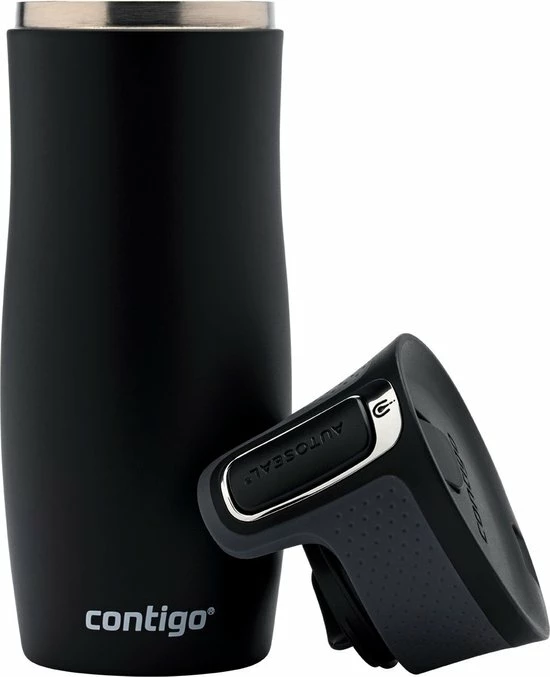 Contigo Westloop Drinkfles - Matte Black - 470ml - Zwart - Afbeelding 16