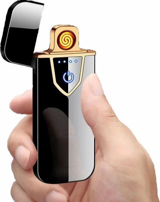 Merkloos Windproof Aansteker - Elektrische Aansteker - Oplaadbare Aansteker - Inclusief Oplaadkabel
