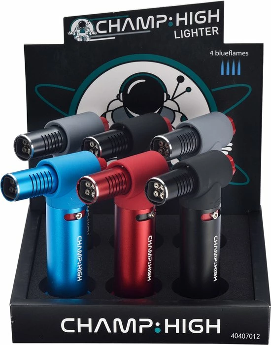 PyroProducts.nl Champ High Quattro Aansteker - Vuurwerk Aansteker - Aanstekers - Gasaansteker - Stormaansteker - Gasbrander - BBQ Aansteker - Aansteker Kaarsen - Gasaansteker Navulbaar - Aansteker Gas - Creme Brulee Brander - Afbeelding 5