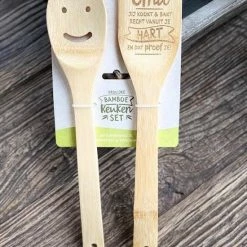 Merkloos Vrolijke Bamboe Keukenset / Spatelset Met De Tekst Oma / Cadeau / Verjaardag / Vaderdag / Moederdag / Liefde / Vriendschap