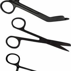 Hospitrix Verpleegkunde Scharen Set - Matt Black | Zorg - Zuster - Cadeau - Verpleegster - Accessoires