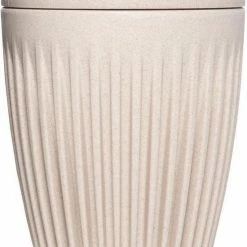 HuskeeCup & Deksel - Koffiebeker - Medium - 8oz/24cl - Natural