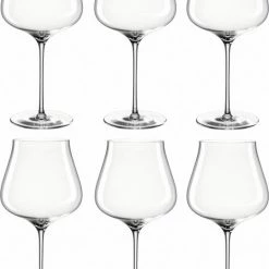 Leonardo Bourgogne Glazen Brunelli 770 Ml - 6 Stuks