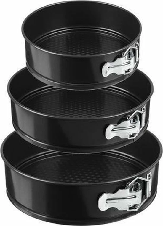 VETTA Ronde Springvormen - 20, 22 En 24cm - Set Van 3