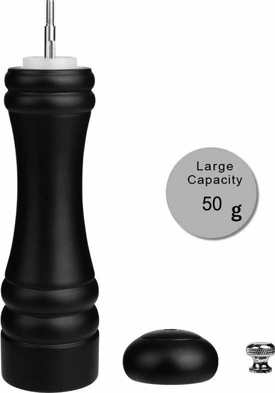 Shasim Zout En Pepermolen Set - BLACK FRIDAY- Zwart - Afbeelding 4