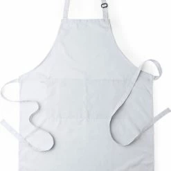 Happyshopper Keukenschort - Schorten - Keuken - Keukentextiel - Mannen - Vrouwen - Wit