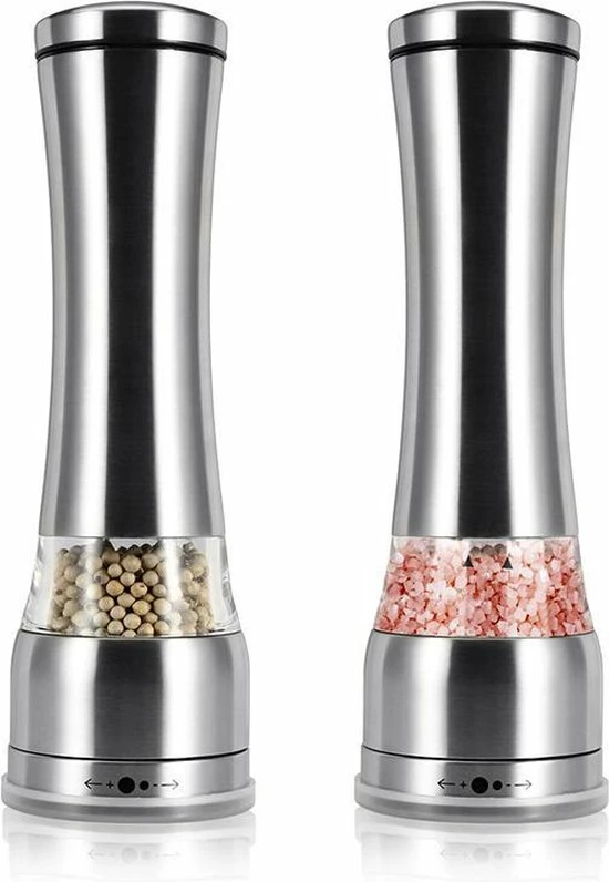 Timmers Trading Luxe Peper En Zoutmolen Set – Handmatig