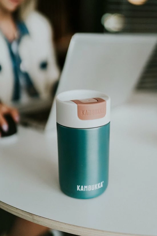 Kambukka Olympus Thermosbeker 300 Ml - Makkelijk Reinigen - Lekvrije Koffiebeker - RVS - Enchanted Forest - Afbeelding 8