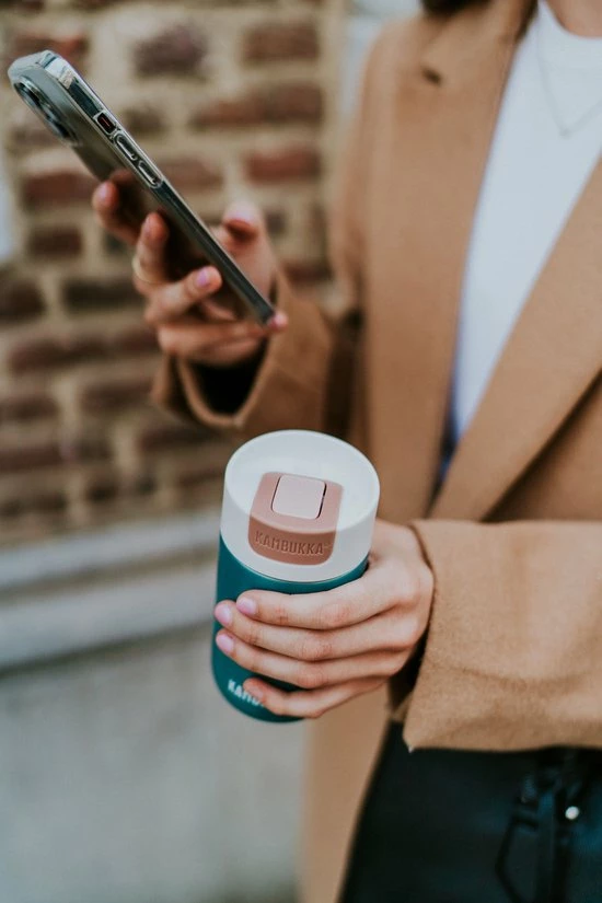 Kambukka Olympus Thermosbeker 300 Ml - Makkelijk Reinigen - Lekvrije Koffiebeker - RVS - Enchanted Forest - Afbeelding 12