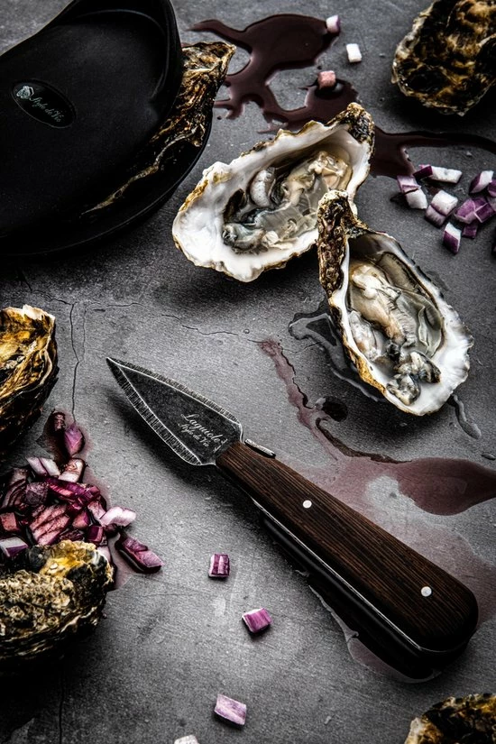 Laguiole Style De Vie Oestermes Luxury Line - Met Handbeschermer - Wenge - Afbeelding 7